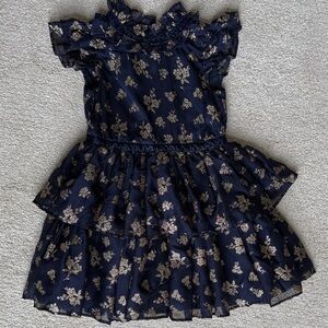 Janie and Jack Navy Floral Dress
